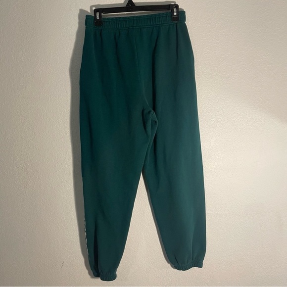 PINK VS woman forest green Sweatpants size S comfortable winter loungewear - Picture 8 of 9